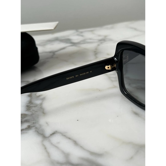 SALE! NEW GUCCI GG1337S Black Square Sunglasses - Picture 9 of 9